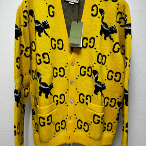 구찌 오버핏 점보GG 스컹크 가디건 국내매장판..새상품 이미지