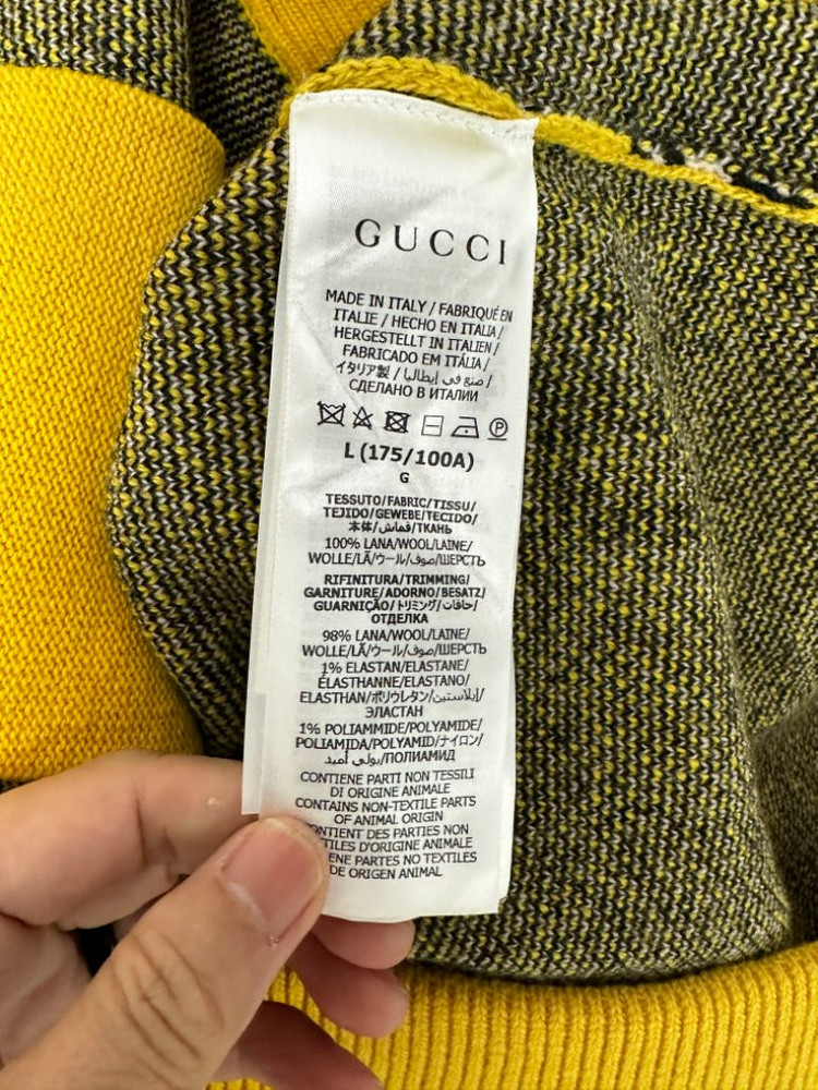 구찌 오버핏 점보GG 스컹크 가디건 국내매장판..새상품 이미지