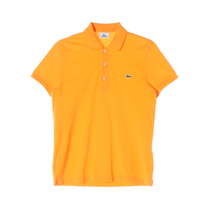 라코스테 오렌지 로고 반팔 카라티 폴로 티셔츠