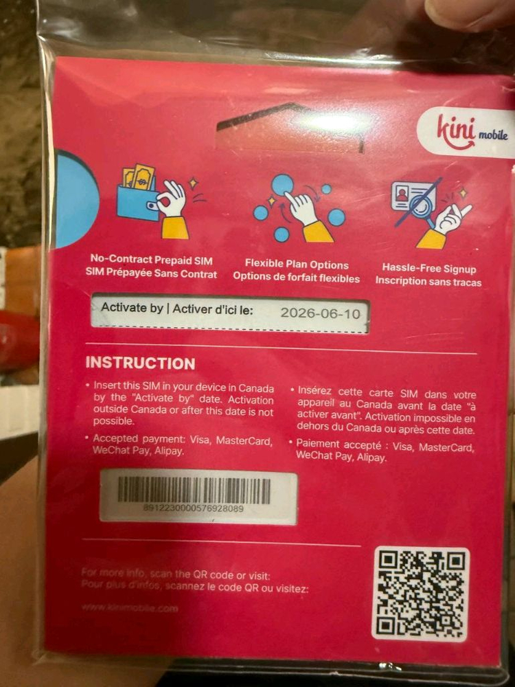 [새상품] 75G 대용량 프리텔레콤 프리티 해외유심_캐나다_75gb--1