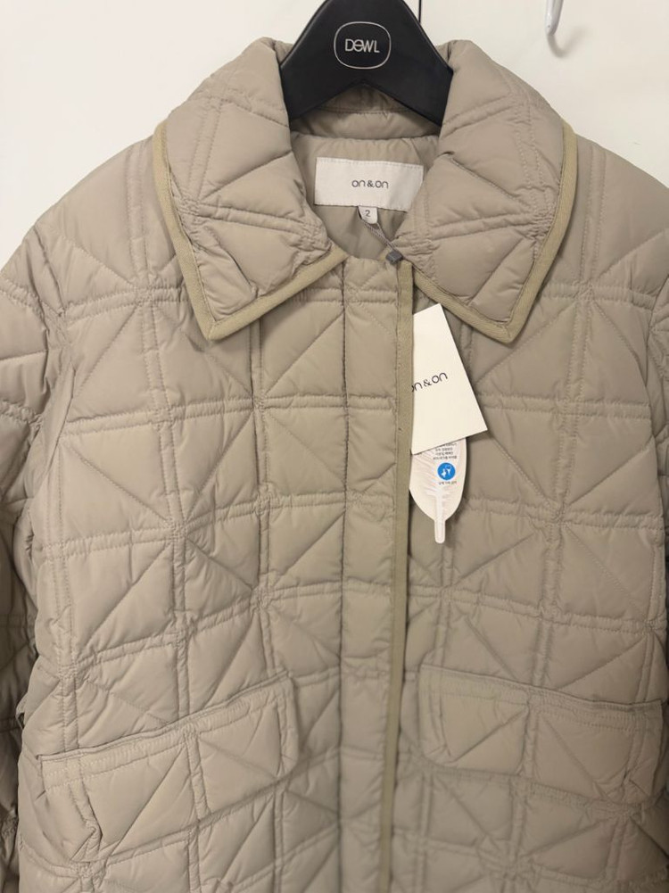 택새상품_58만원] 온앤온_단종 구스패딩 고급소재 겨울점퍼 오피스룩--4