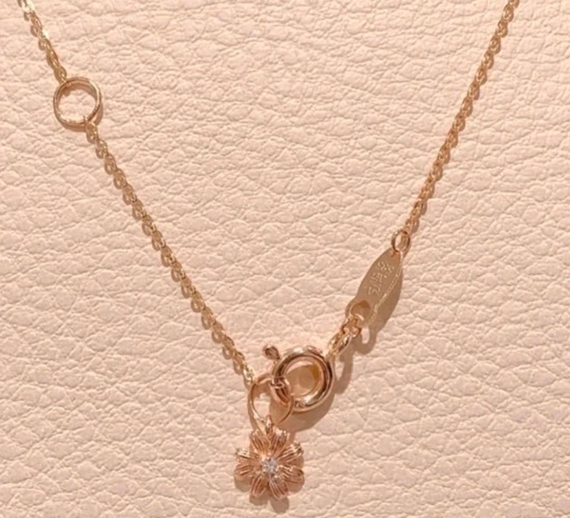 14k 제이에스티나 데이지 체인 목걸이--1