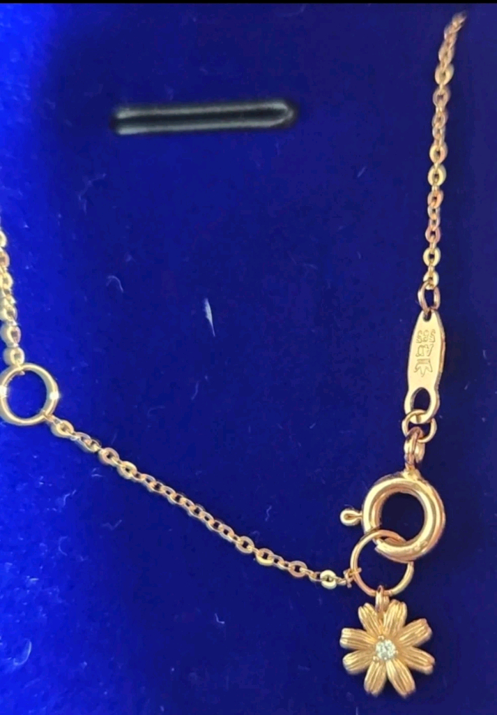 14k 제이에스티나 데이지 체인 목걸이--5