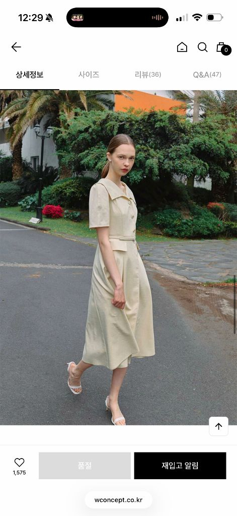 택새상품_40만원] 온앤온 단종_하객룩 상견례룩 여름반팔원피스--5