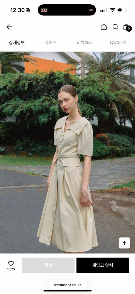 택새상품_40만원] 온앤온 단종_하객룩 상견례룩 여름반팔원피스--8