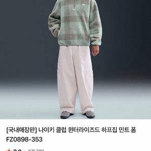 나이키 민트 반집업 Lsize ( FZ0898-353 )