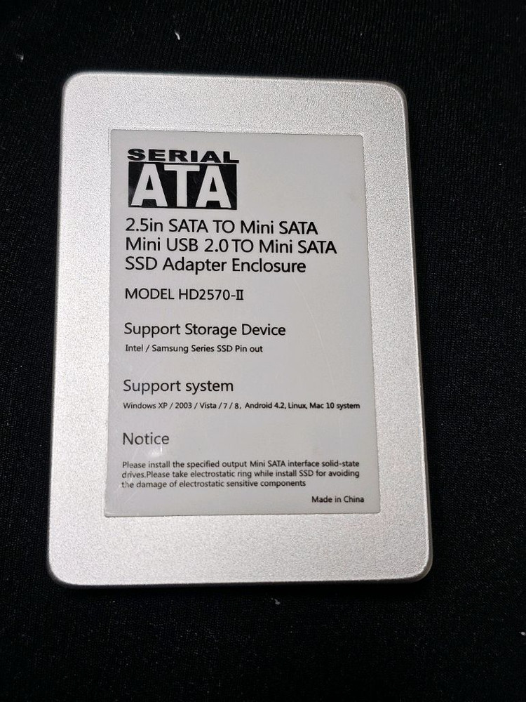 리뷰안 880K mSATA 512GB SSD + 넥스투 케이스--3