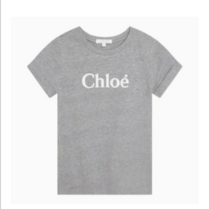 끌로에 로고 티셔츠 그레이 새상품(정품)