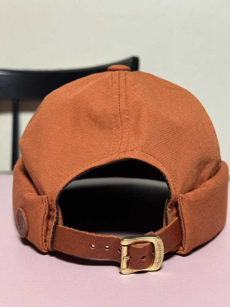 빈티지 코튼 브림리스캡 MOLD CAP 팝니다--7