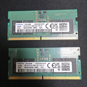 삼성 DDR5-5600 16g ( 8g + 8g ) 팝니다. 노트북