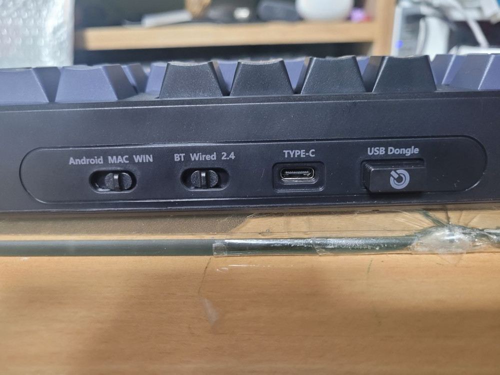 큐센 Q87 PBT 블랙 민트축 기계식키보드 팝니다.--1