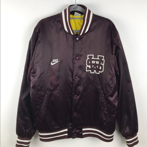 나이키 바시티 자켓 스타디움 점퍼 와인색 버건디 야구잠바 스타터 마제스틱