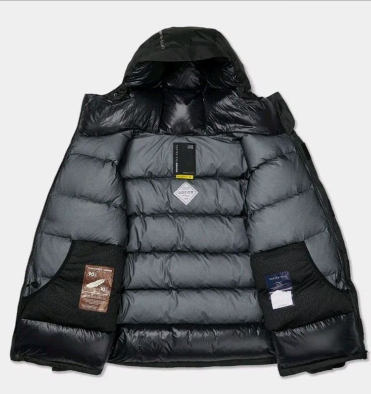 [M사이즈] VTX 아이더 헤비다운 Hae Goose Down. 대장급 구스다운 올블랙 보드복 덕다운 경량패딩--2