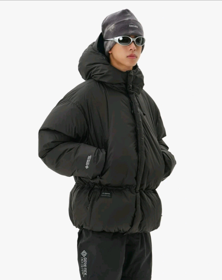 [M사이즈] VTX 아이더 헤비다운 Hae Goose Down. 대장급 구스다운 올블랙 보드복 덕다운 경량패딩--4