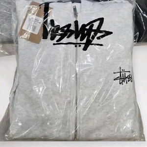 스투시 기모후드집업 애쉬헤더 S사이즈새상품미개봉