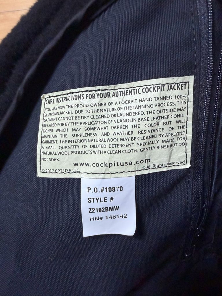 콕핏usa 양가죽 b-3 무스탕--4