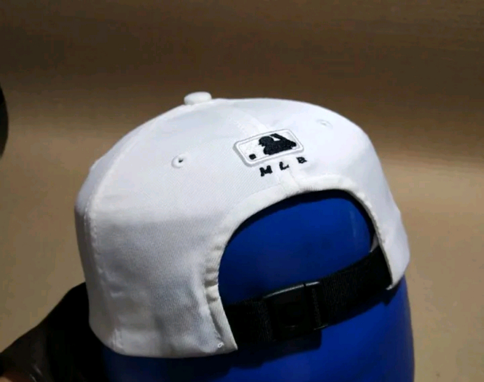 New York Yankees MLB PVC 웨빙 커브조절 캡 프리사이즈--1