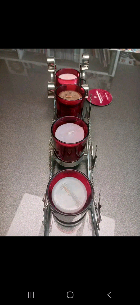 크리스마스 캔들 향초 세트 이미지