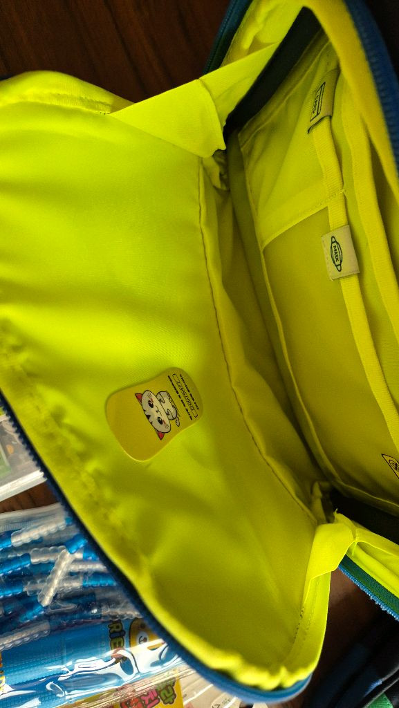 키즈 백팩 세트 노스페이스 초등 저학년 책가방+보조가방 세트 학용품--6