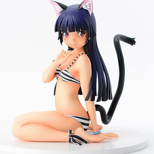 오르카토이즈 1/4스케일 내여귀 쿠로네코 줄무늬 MIZUGI 네코미미ver 고전 미소녀 피규어
