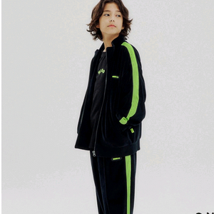 히로 벨로아 테잎 트랙집업 블랙160/히로 조거팬츠 블랙 160