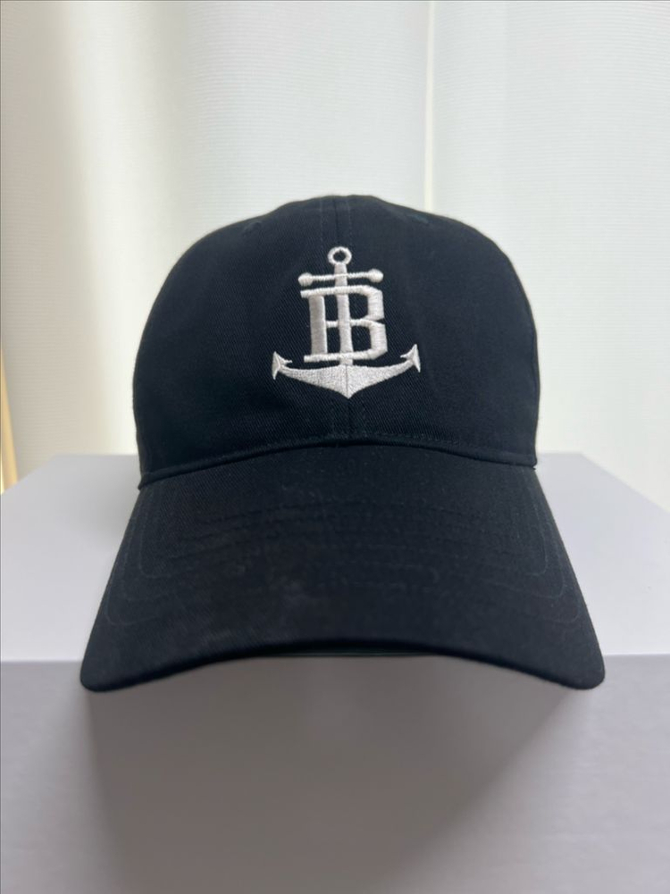 Bants 반츠 앵커 로고 코튼 트윌 U.S. 베이스볼 캡 블랙--6