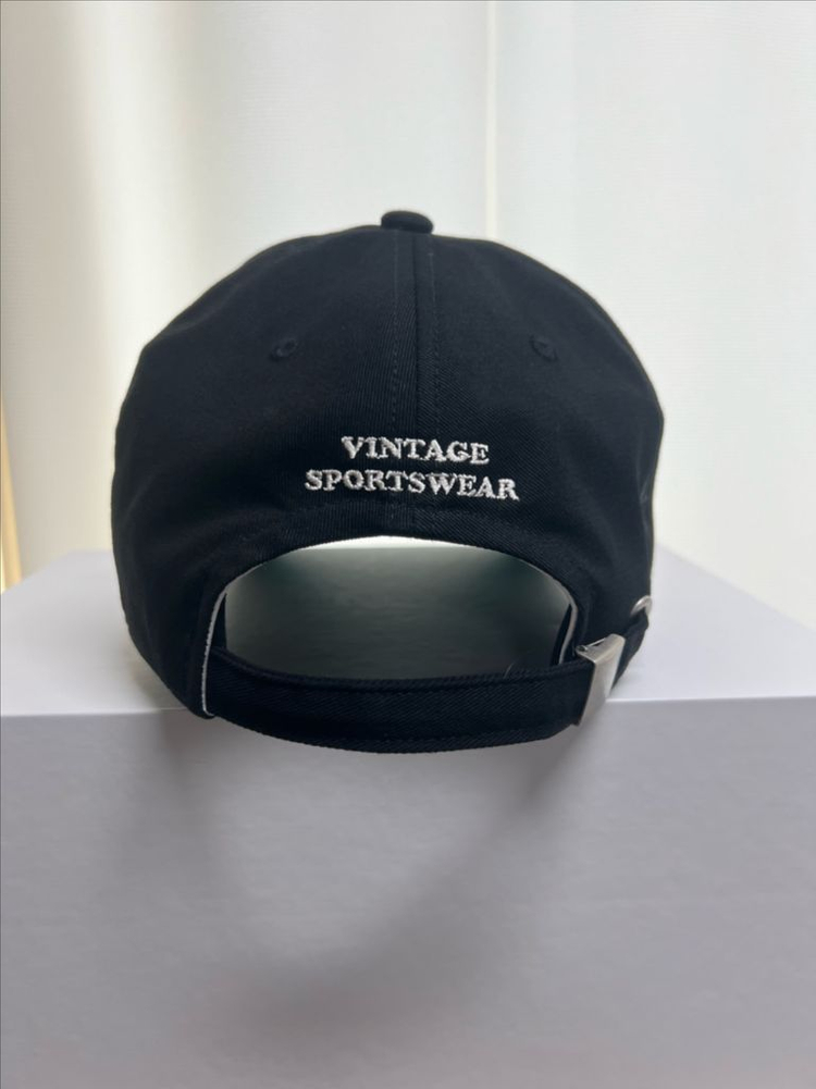 Bants 반츠 앵커 로고 코튼 트윌 U.S. 베이스볼 캡 블랙--7