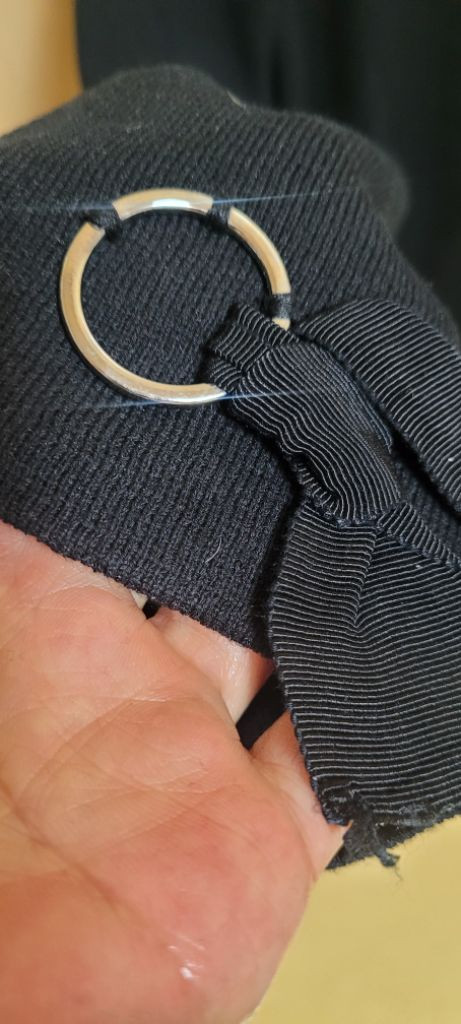 질스튜어트 보트넥 니트 원피스소매 포인트--3