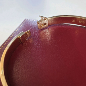 18K 로즈골드 풀파베 뱅글 팔찌 21호 새제품