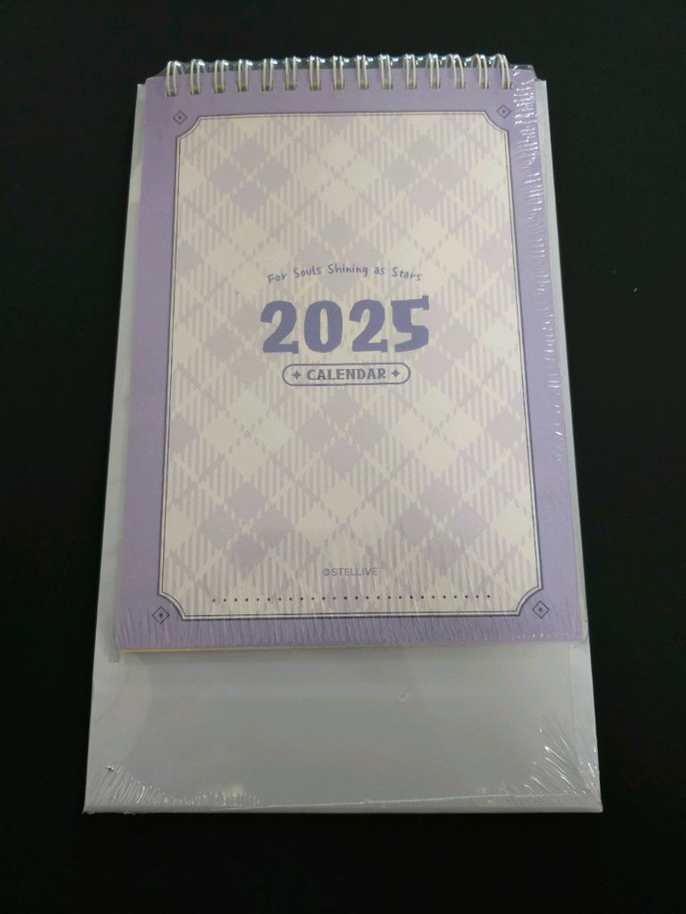 스텔라이브 2025 달력 일반,오류판 (엽서x,달력만)--4