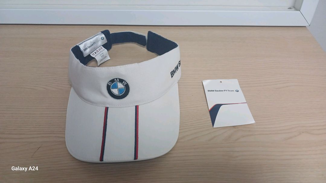 BMW Sauber F1 팀 정품 레이싱 썬캡 모자(2007년 BMW 자우버 팀 생성시 제작된 썬캡모자로 소장 가치--1
