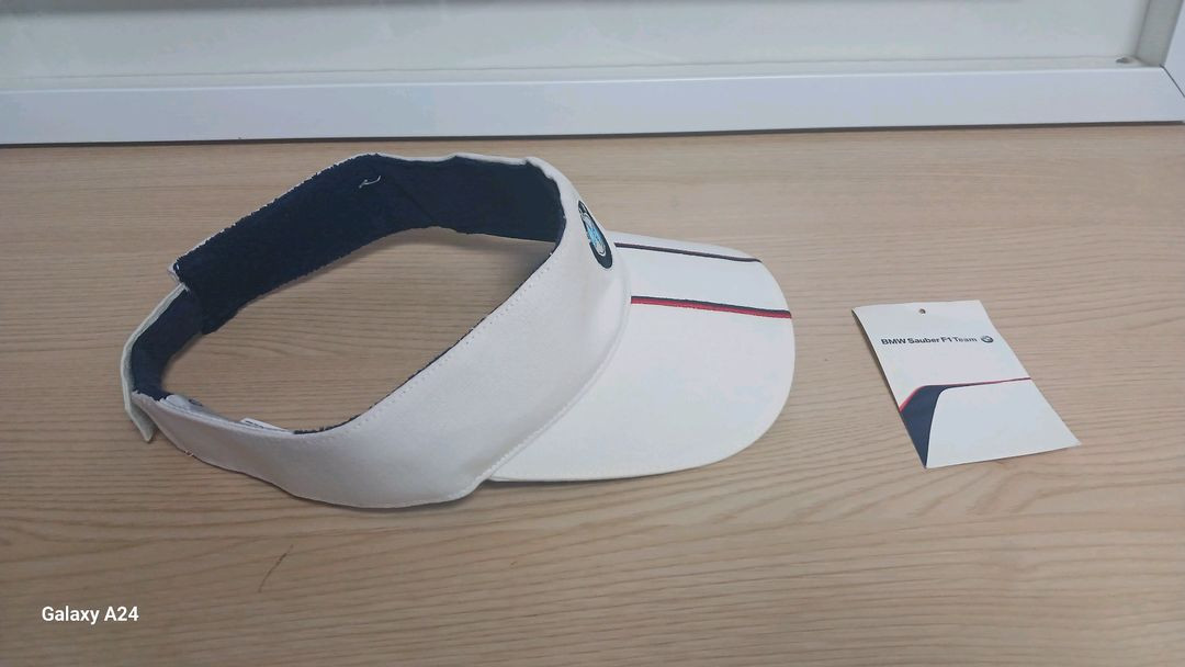 BMW Sauber F1 팀 정품 레이싱 썬캡 모자(2007년 BMW 자우버 팀 생성시 제작된 썬캡모자로 소장 가치--4