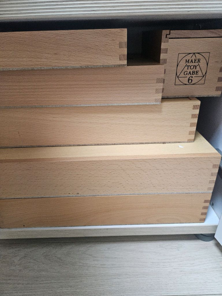 가베 교육용 놀이 세트--2