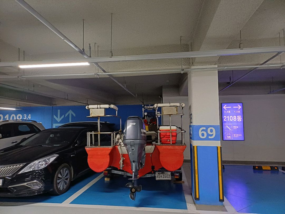 보트 트레일러 세트 이미지