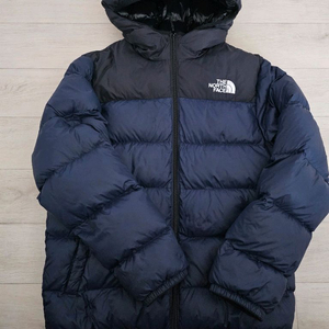 노스페이스 키즈 덕다운 경량 후드 패딩 160사이즈