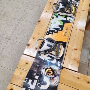 스노우보드 데크 156, 바인딩 세트