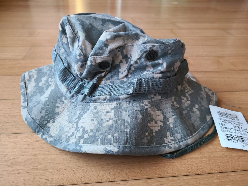 미군 오리지날 ACU 부니햇 신품 7 1/4(60)버나드--1