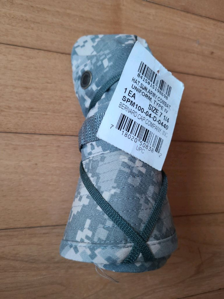 미군 오리지날 ACU 부니햇 신품 7 1/4(60)버나드--5
