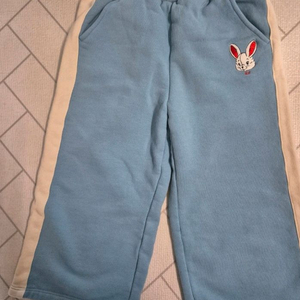 베베드피노 하늘색 기모바지 130사이즈