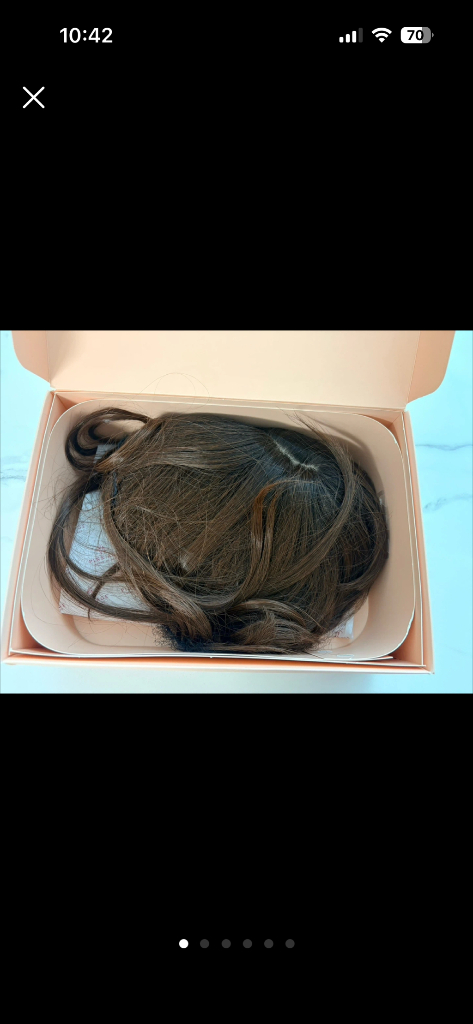 핑크에이지 완수제 통가발 택있는 새상품 (정가 265,000원)--2