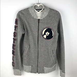 히스테릭글래머 히글 져지 집업 하운드투스 블루종자켓 빈티지y2k 야구점퍼