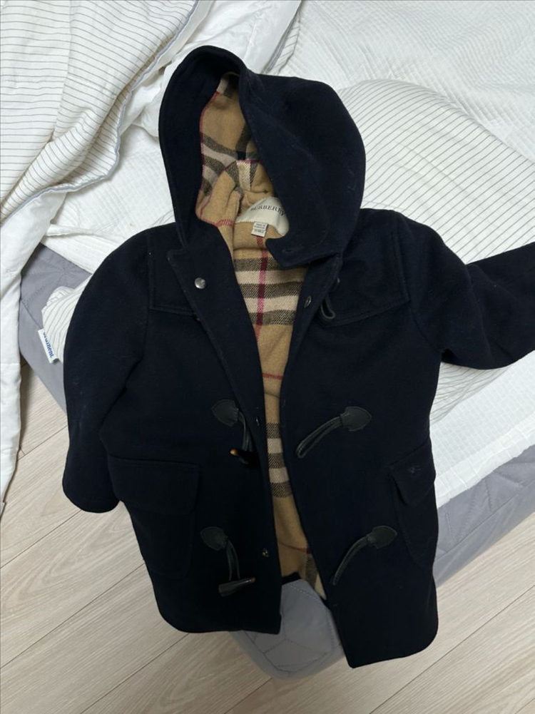 아기버버리코트 3y 이미지