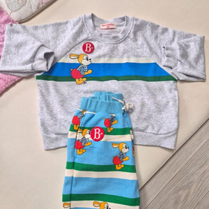 베베드피노 상하세트100사이즈(1회착용)반택포함