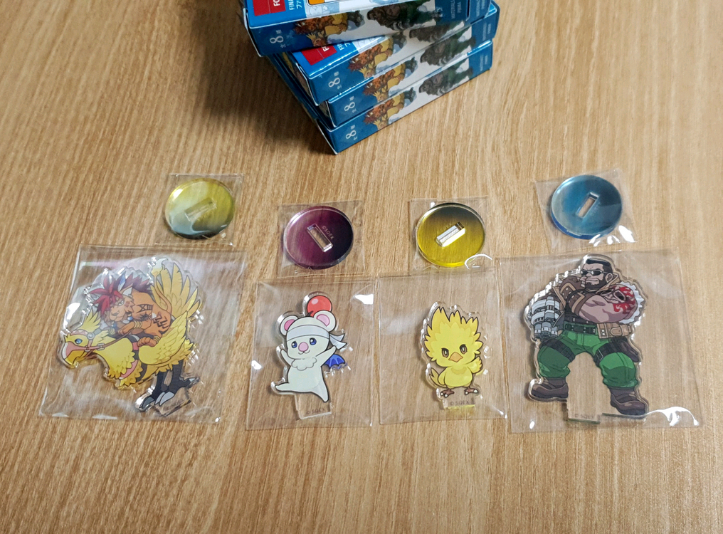 파이널판타지7 리버스 아크릴스탠드(4종) 일괄팝니다--1