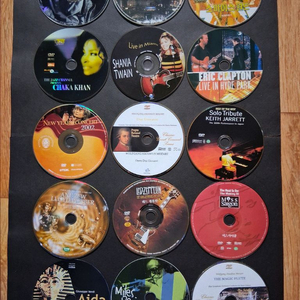 DVD음악.공연.15장일괄.이중에 구하기힘들 DVD도 있어요.사진 참고하세요