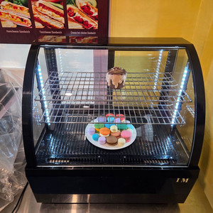 카페 탁상용 제과 음료 디저트 냉장 쇼케이스