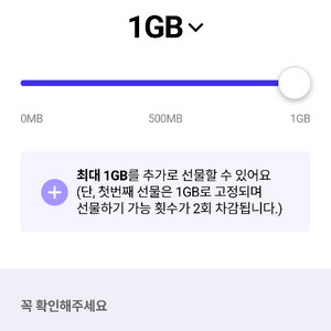SKT 데이터 2기가