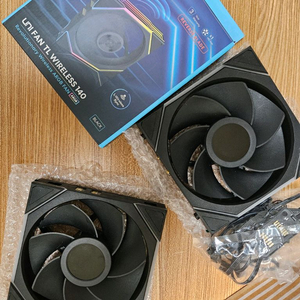 리안리 UNI FAN TL WIRELESS LCD 140 블랙