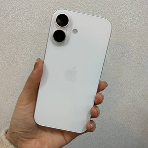 S급)아이폰16 화이트 128GB/90%