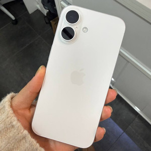 S급)아이폰16 화이트 128GB/90%